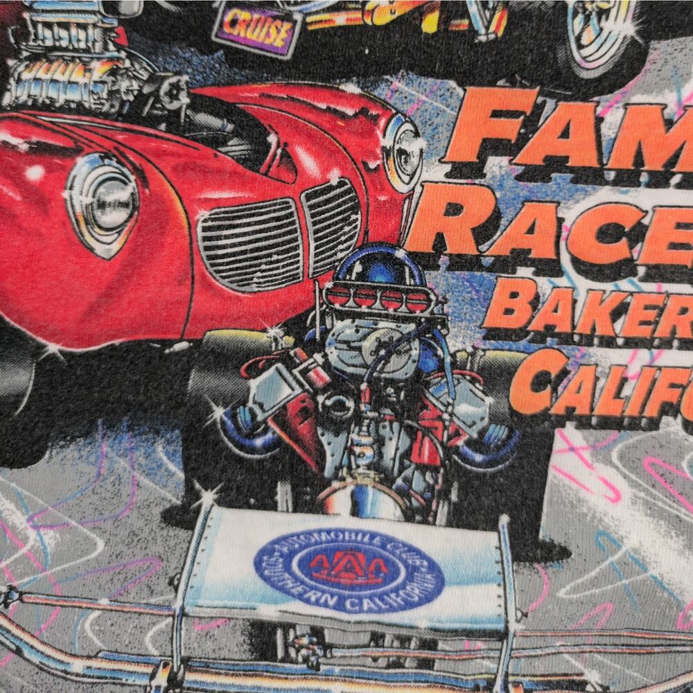Vintage 1999 Mens Drag Racing L T-Shirt 8th NHRA Hot Rod Reunion California AAA - Picture 8 of 9